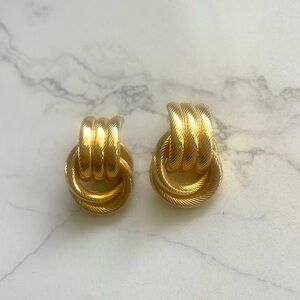 Women’s gold earrings
